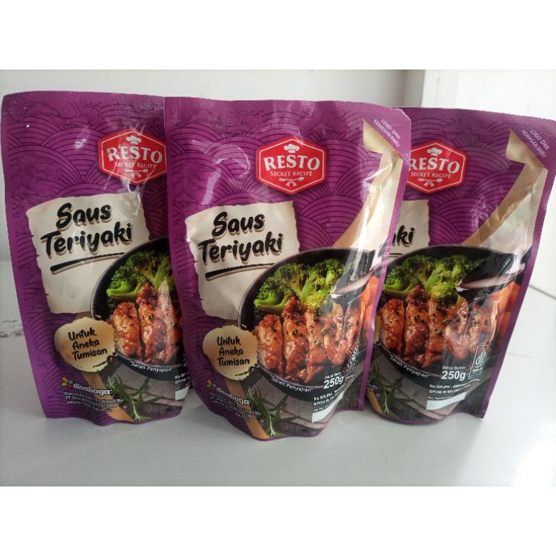

RESTO SECRET RECIPE SAUS TERYAKI 250 GR
