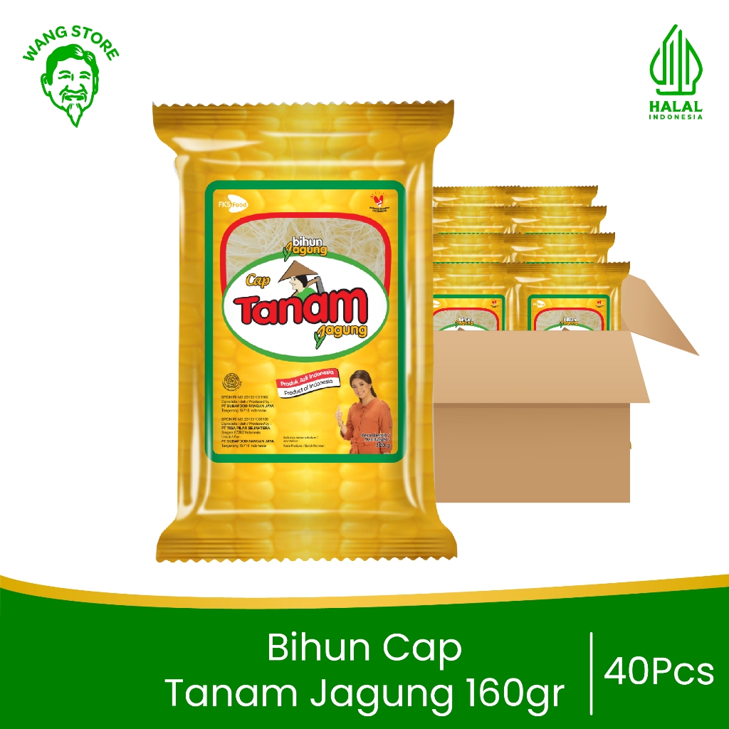 

Bihun Cap Tanam Jagung - 1 Bal - 20 Pcs - 160gr