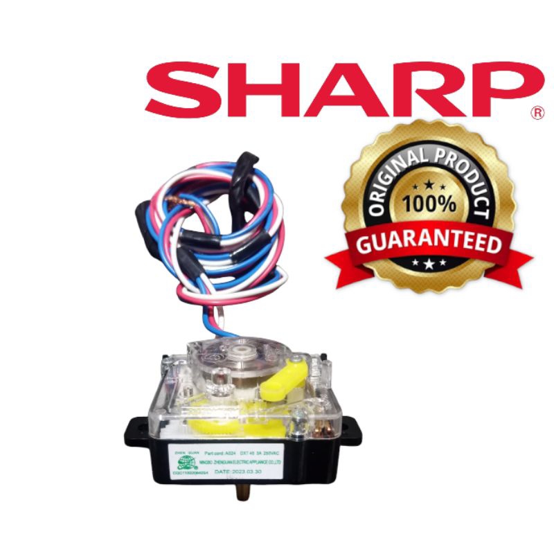 Original part Timer pencuci Sharp 3 kabel/Timer Rendam 45 menit/Timer mesin cuci Sharp
