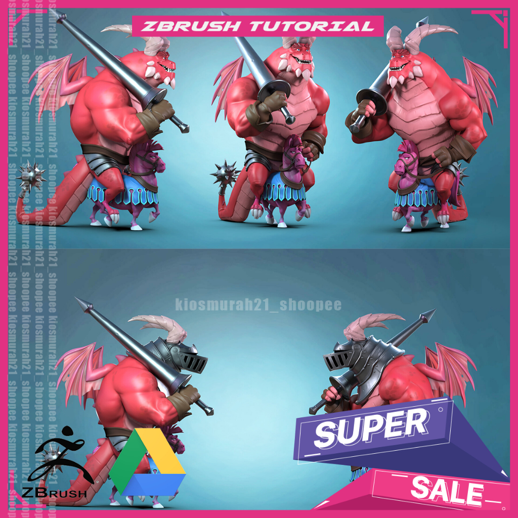 Zbrush - Making a Cartoon Character in Zbrush Course Zbrush Pro Tutorial