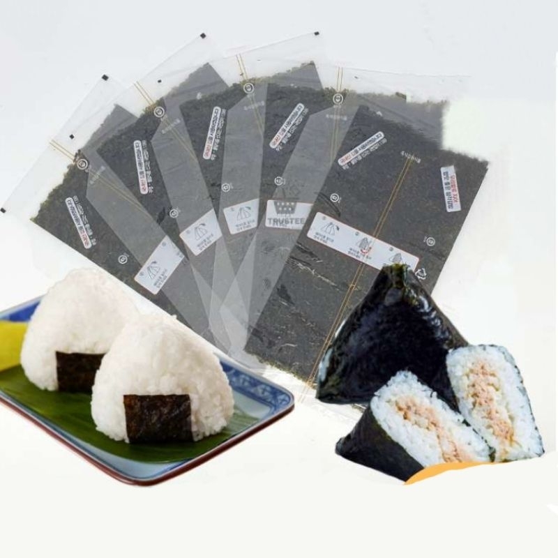 

Nori Onigiri Wrapper 5 Lembar Halal
