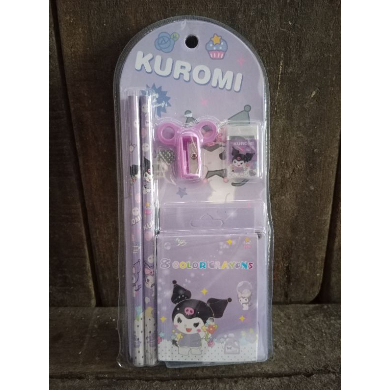 

set alat tulis kuromi murah cocok untuk anak sekolah