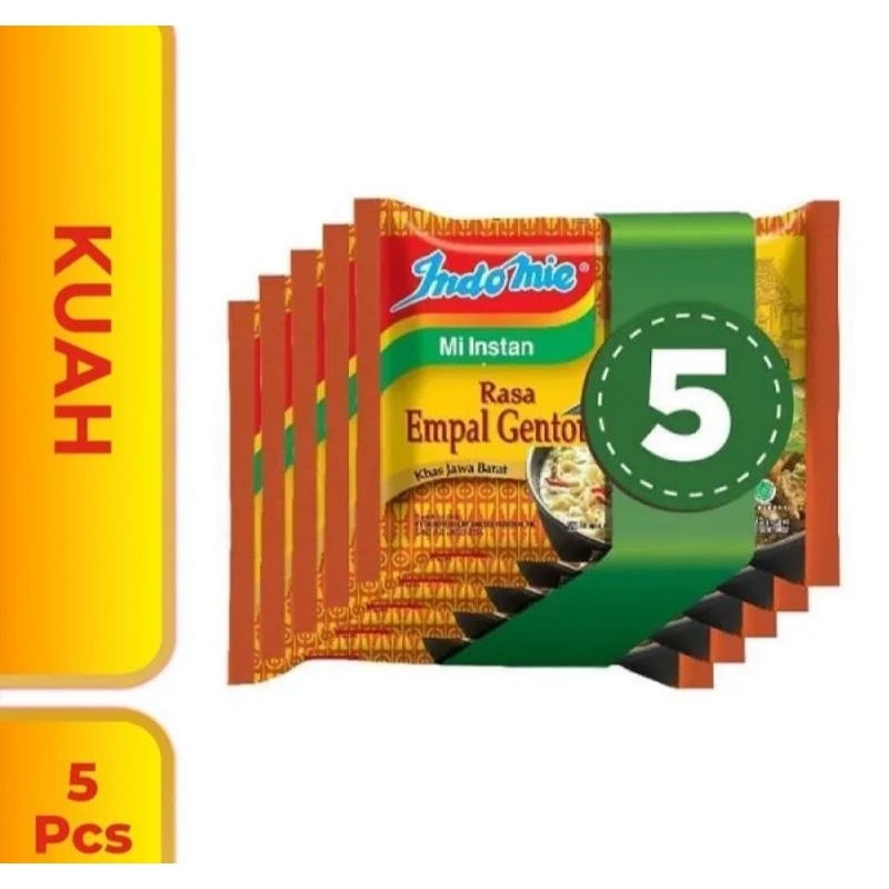 

Indomie Rasa Empal Gentong (5pcs)