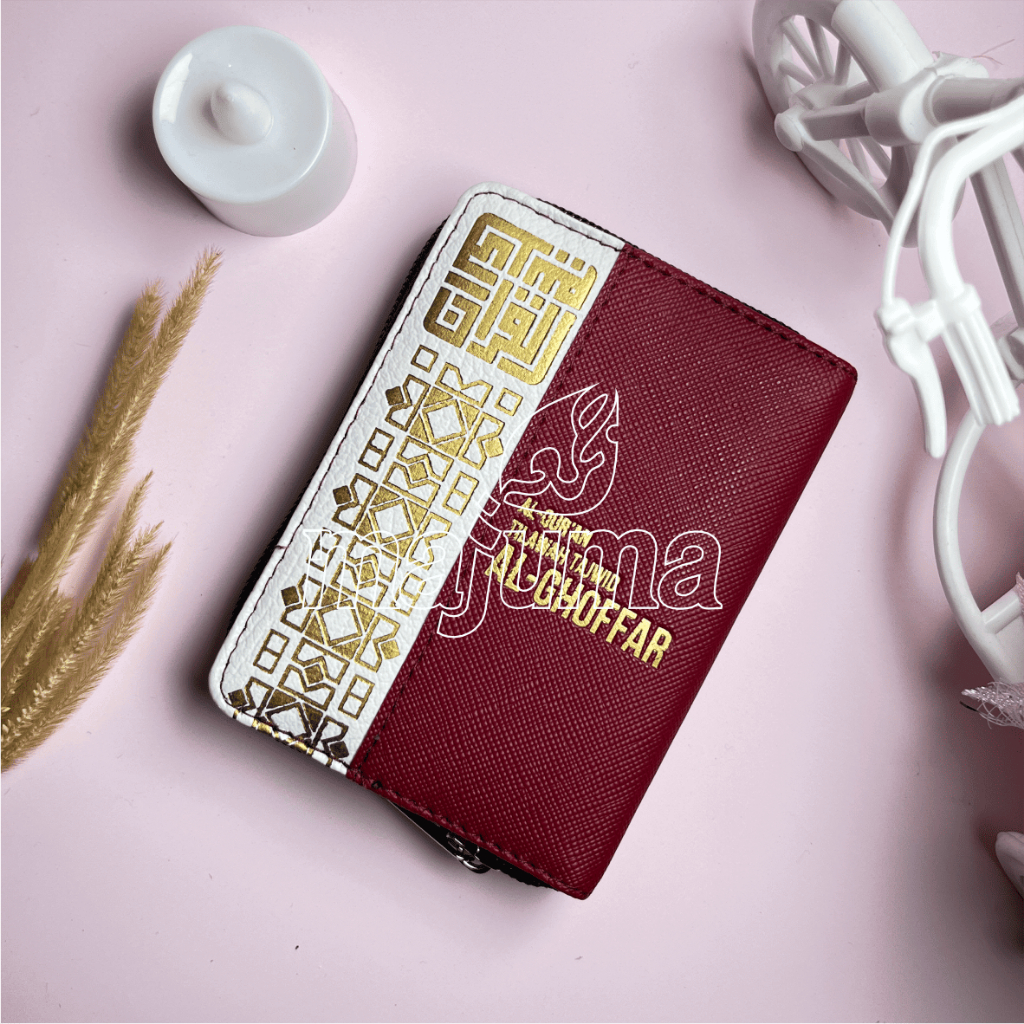 MAJUMA Alquran Saku Resleting A7 Travel Size Tajwid Warna Al Quran Tilawah Al-Ghaffar