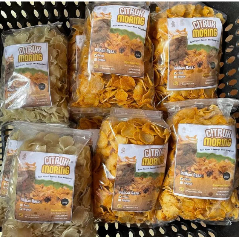 

PAKET USAHA RESELLER CITRUK MORING 20 PCS GURIH PEDAS KHAS TASIKMALAYA KEMASAN 100gram 250gram