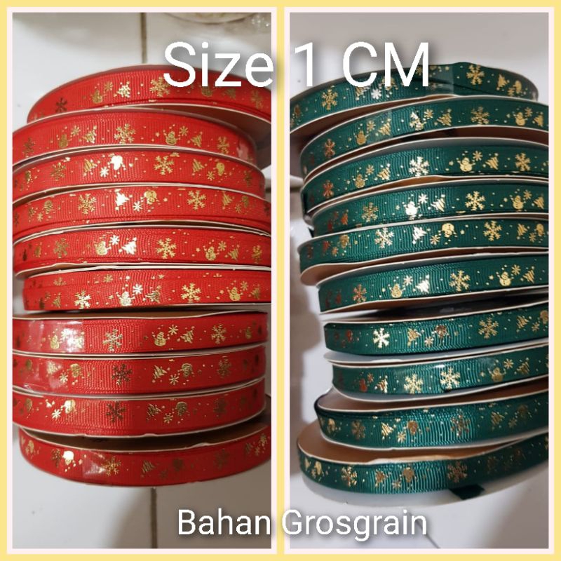 

1 Rol (50 yard) - 1 cm | Pita Natal • Pita Merry Christmas