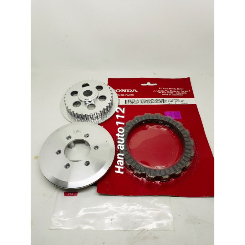 RUMAH KOPLING PLUS PLAT KOPLING KPH KARISMA SUPRA X 125 KARBU ORI