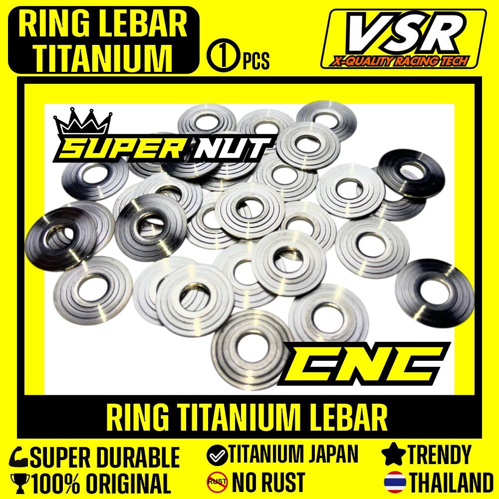 PROBOLT Ring Baut 10 12 14 Lebar Titanium Ring M6 M8 M10 Lebar Stainless Super Nut