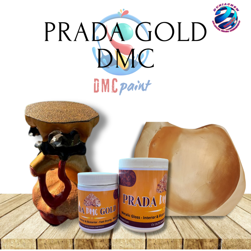 Cat Emas metalik / PRADA GOLD / 200 Gram