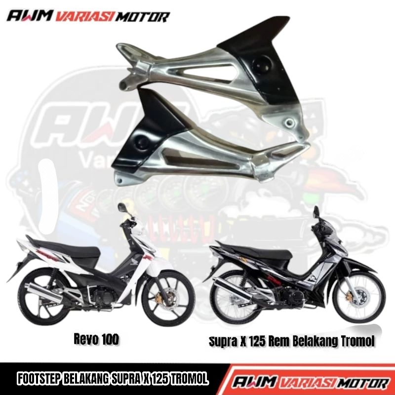 Footstep Supra X 125 Postep Supra X 125 Postep Revo Satu Set High Quality AWM PNP Supra X 125 Dan Re