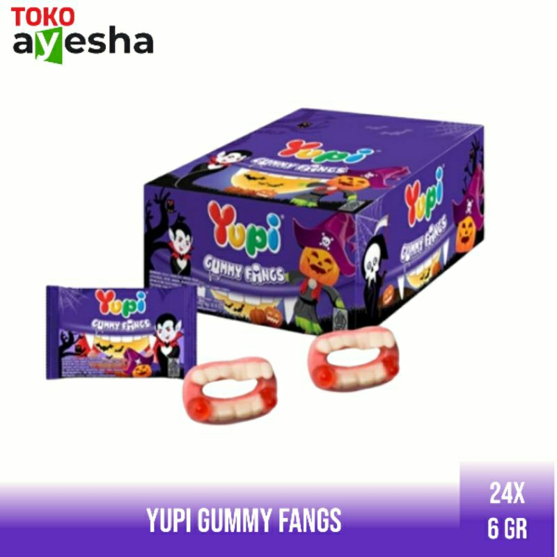 

Yupi Gummy Fangs Box 144gr - 24x6gr