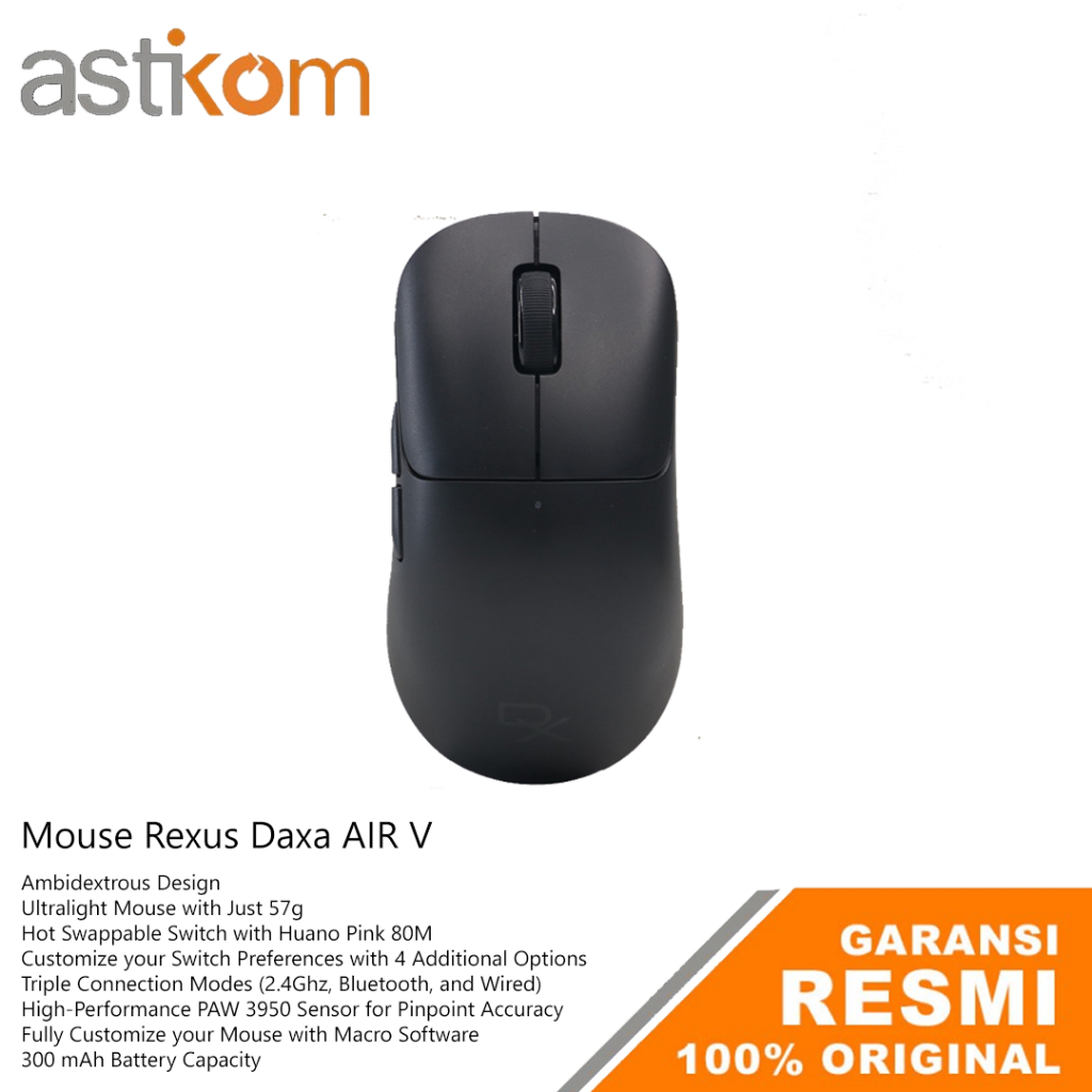 Mouse Gaming Wireless Rexus Daxa Air V Bluetooth