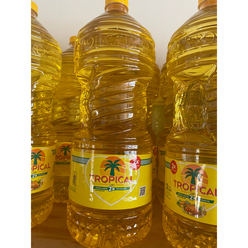 

Minyak goreng Tropical kemasan 2 liter