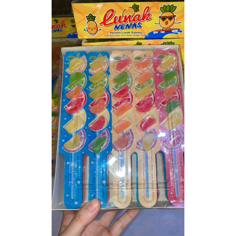 

DSM PERMEN LUNAK GUMMY SATE NANAS BOX ISI 30 pcs