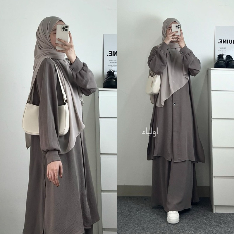 Kondangan Hari Raya Muslim Bj M L Xl Xxl Secelan Setcel Onset 2026 Dewasa Cewek Baju Lebaran Oneset 