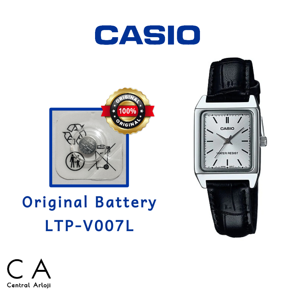 Baterai Jam Tangan Casio LTP-V007L Original