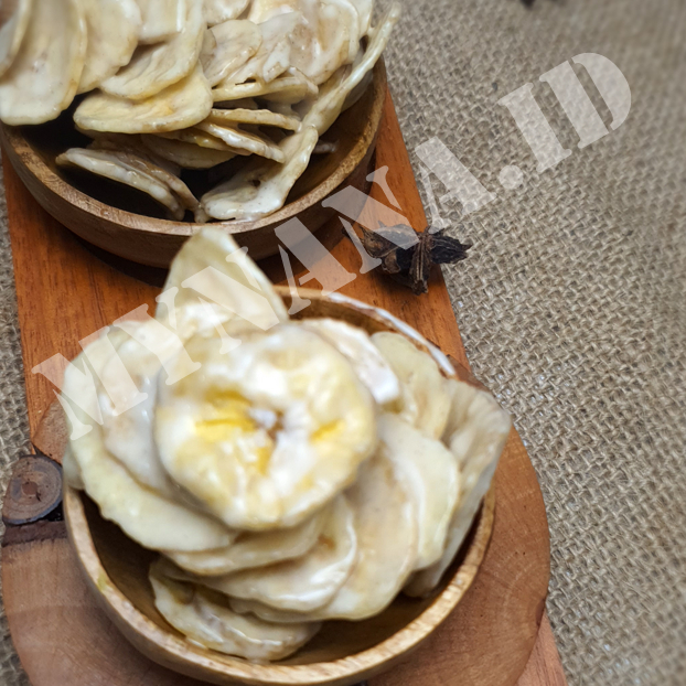 

MYNANA KERIPIK PISANG TIRAMISU KEMASAN THINWALL 500ML BERAT 160 GRAM