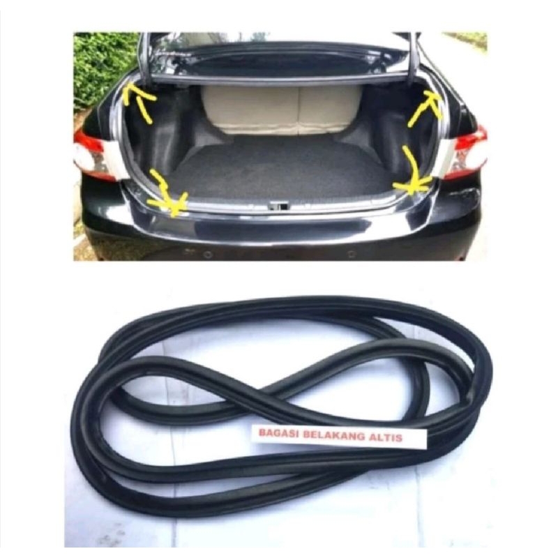 karet bagasi belakang mobil Corolla Altis original