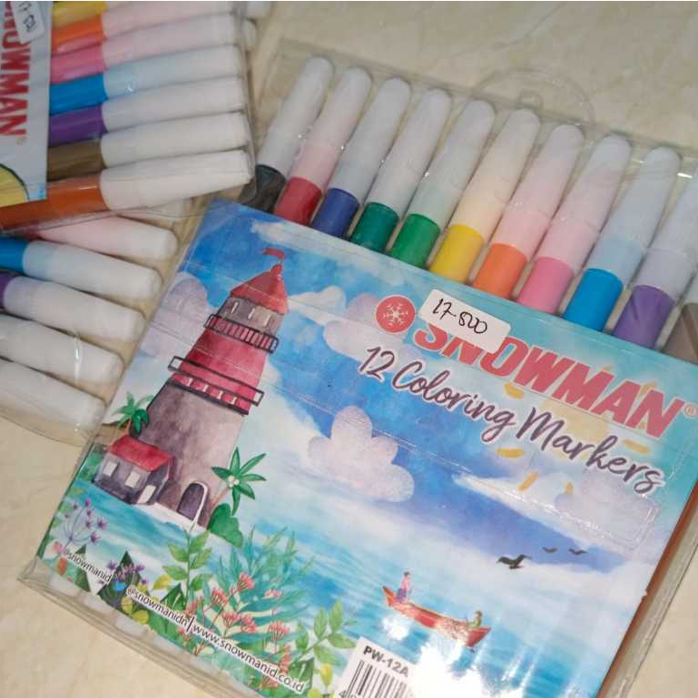 

SPIDOL SNOWMAN 12 WARNA