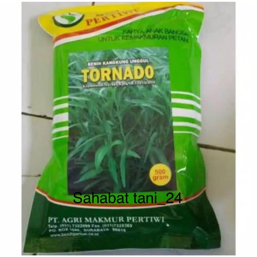 Benih kangkung TORNADO 500 gram kangkung daun sempit produksi benih pertiwi