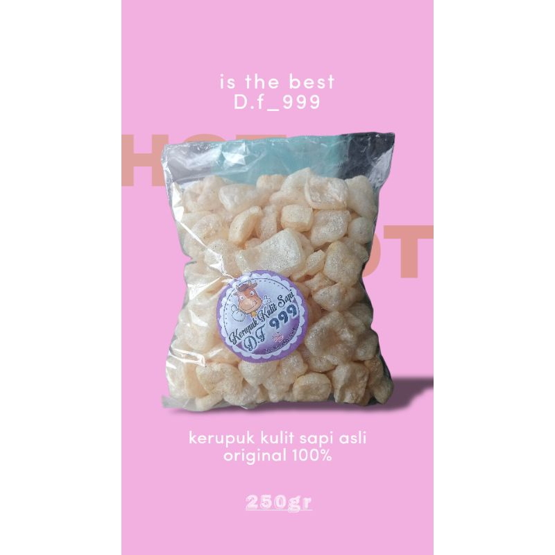 

kerupuk kulit sapi asli 100%
