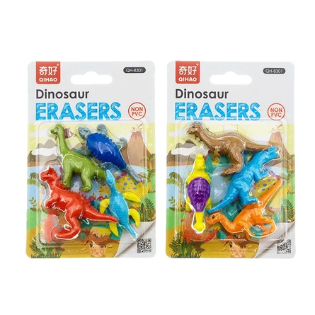 

Set penghapus karakter DINOSAURUS sensory play bongkar pasang stationery