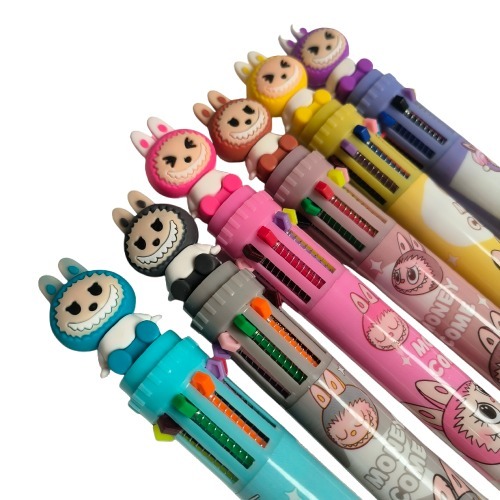 

Pulpen cetek 6 warna Character Lucu
