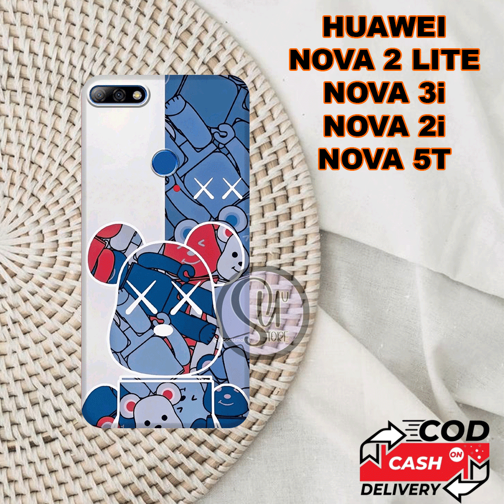S20 Case Huawei Nova 2 Lite -nova 3i- nova 2i- nova 5t-Motif SMILE-Casing Lucu-Softcase Keren-Bahan 