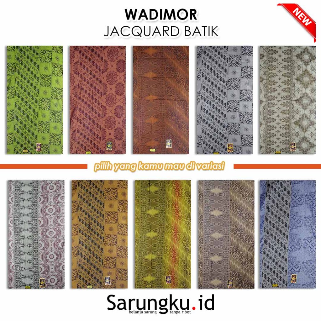 Sarung Wadimor Jacquard Batik Primer