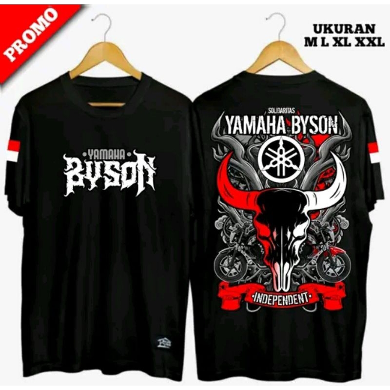 Kaos Yamaha Byson T-shirt Pecinta Motor Byson