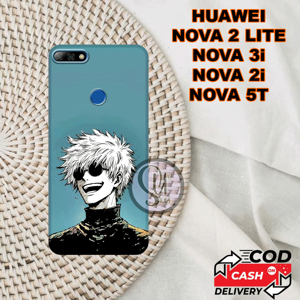 S4 Case Huawei Nova 2 Lite -nova 3i- nova 2i- nova 5t-Motif JUJUTSU--Casing Lucu-Softcase Keren-Baha