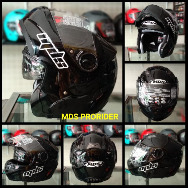HELM MDS MODULAR PRO RIDER BLACK XL