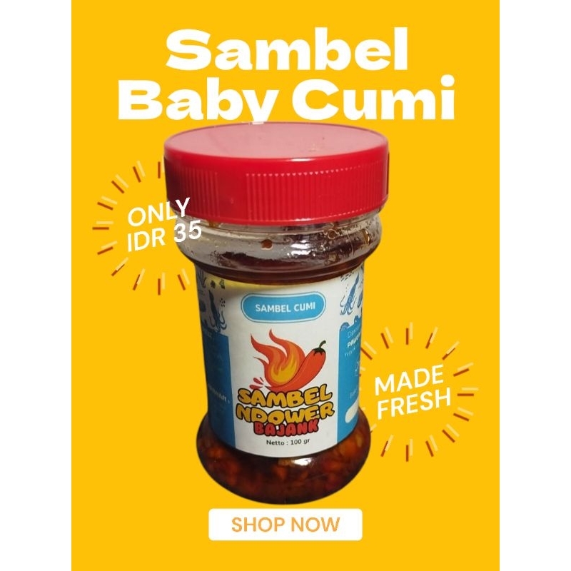 

Sambel Baby Cumi Huhaah by SambelNdowerBaJank. Cuminya melimpah, Pedasnya bikin ndower