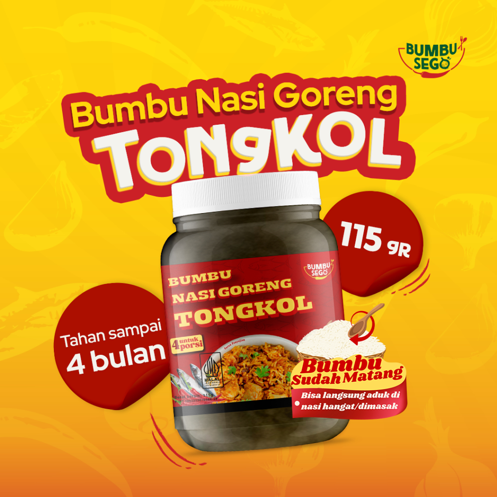 

BUMBUSEGO Bumbu Nasi Goreng Smoky Tongkol Instan Botol 115g