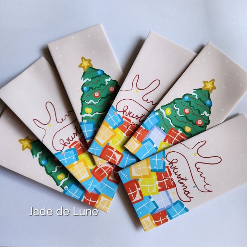 

Angpao Natal Panjang Tebal Premium - Merry Christmas (1 pack isi 6)