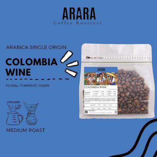 

Biji Kopi Arabika Colombia Wine White Wine Fermentation Roast Beans – Fresh Roast Arabica