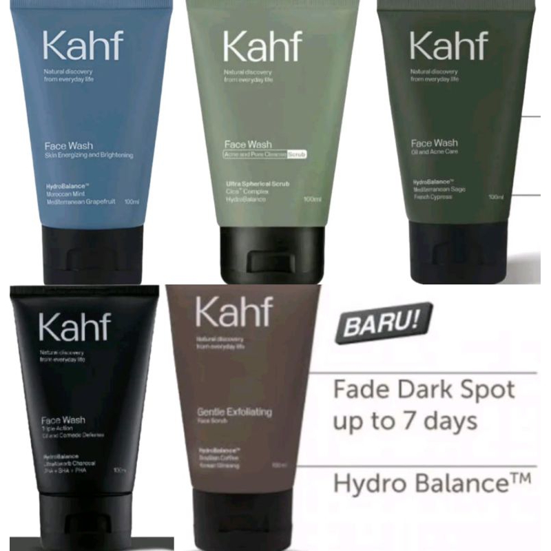 Kahf Facial Foam Face Wash 100ml