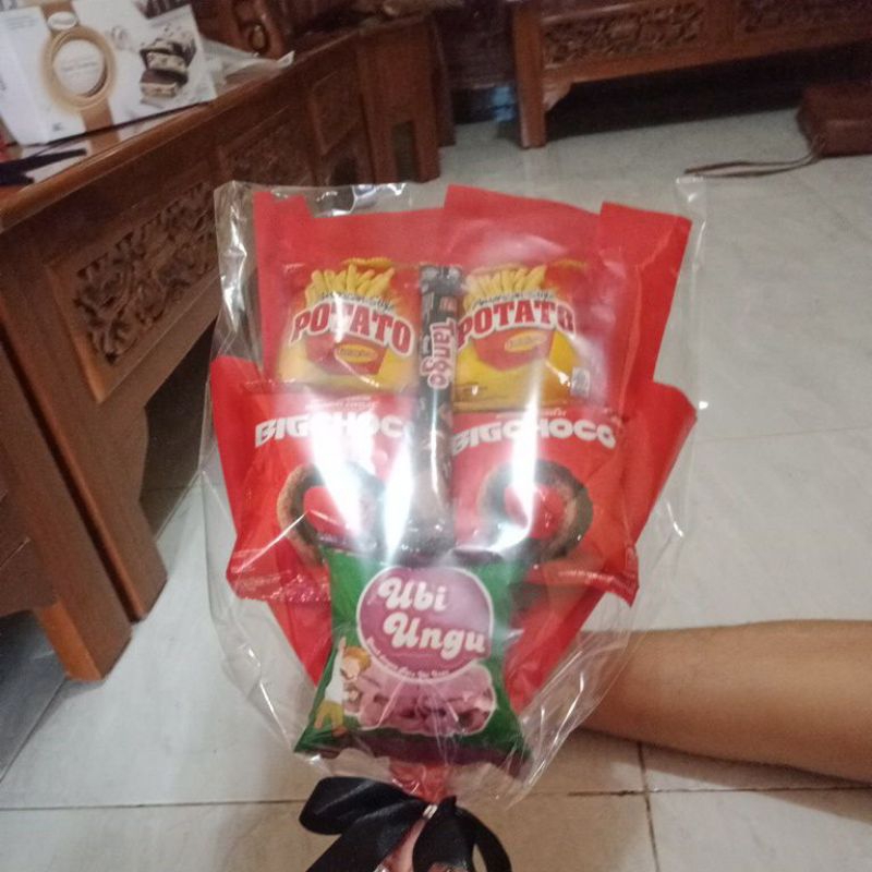 

buket snack ukuran sedang 15 rb