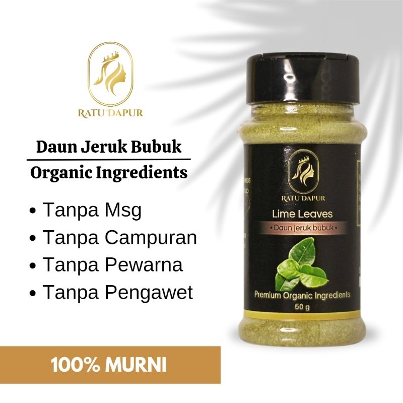 

Daun Jeruk Bubuk Lime Leaves Bumbu Rempah Masakan Ratu Dapur