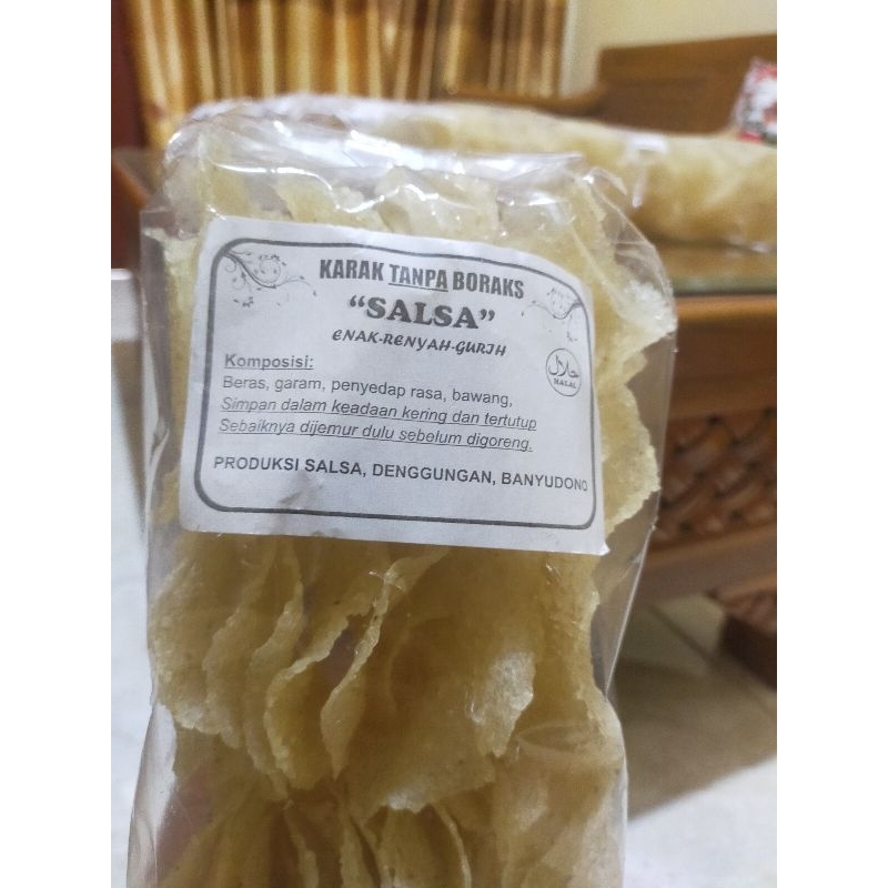 

KARAK NASI - SALSA tanpa pengawet (mentah), +- 250gr