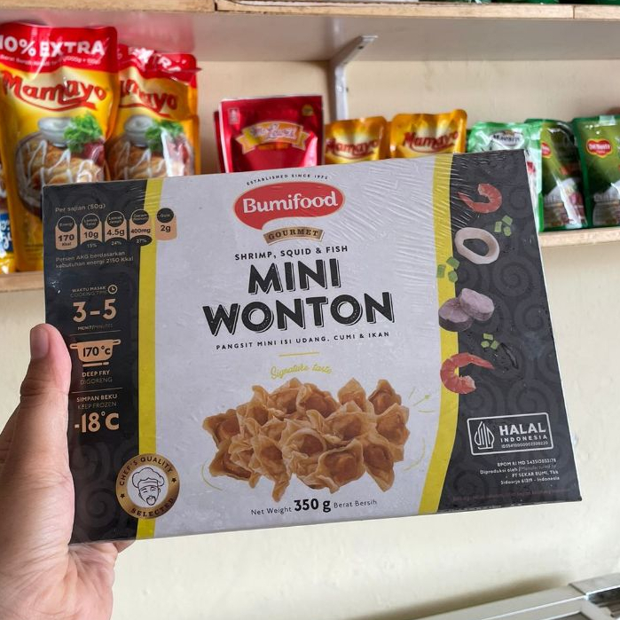 

Bumifood Mini Wonton / Pangsit Mini 350gr