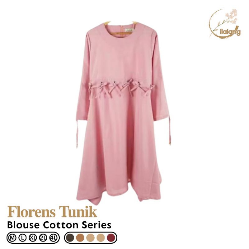 TP182509 Florens Tunik Hijabers | Baju Wanita Kekinian Tunik Polos - Tp031 - Ilalang Store