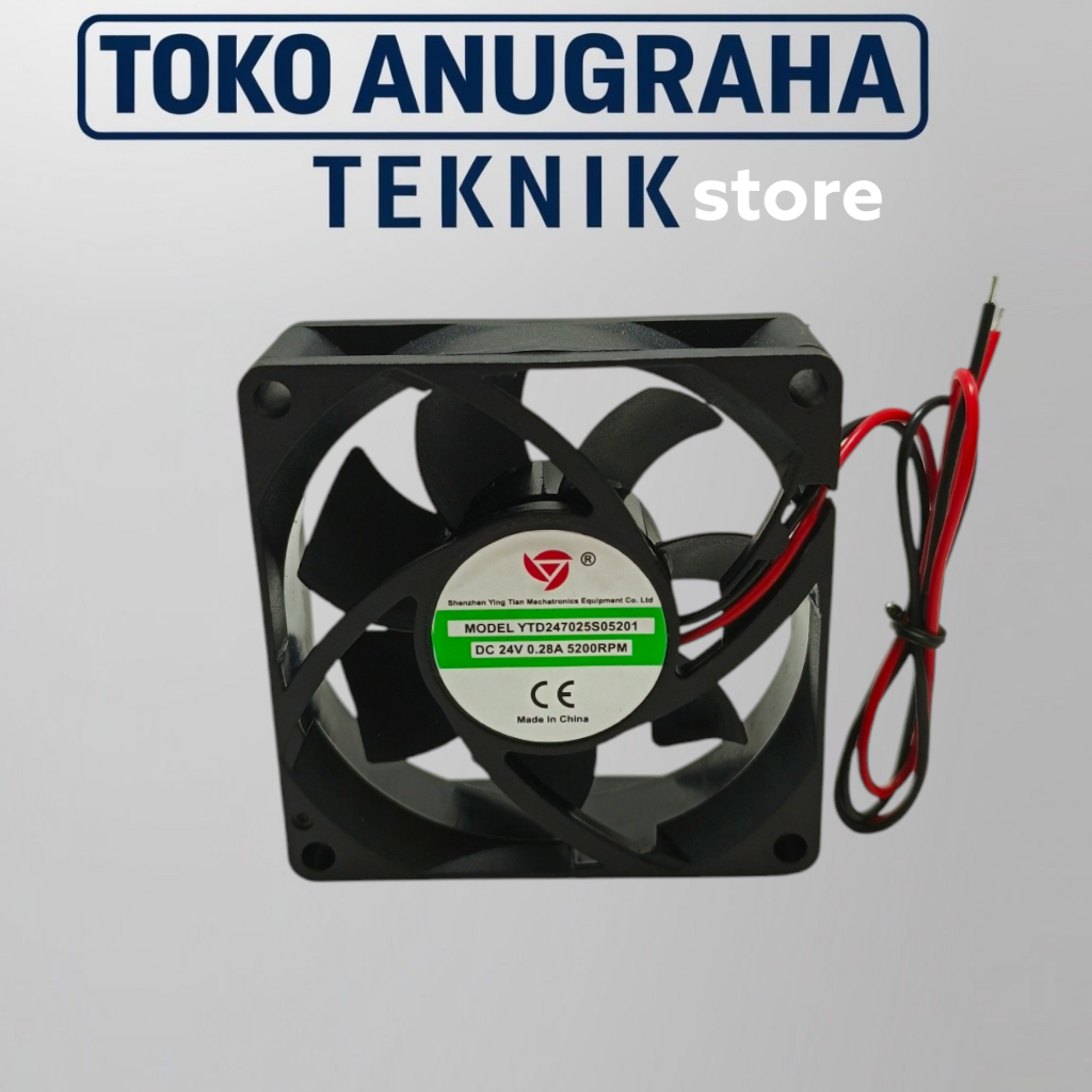 kipas fanel fan dc 24v 7cm 28a