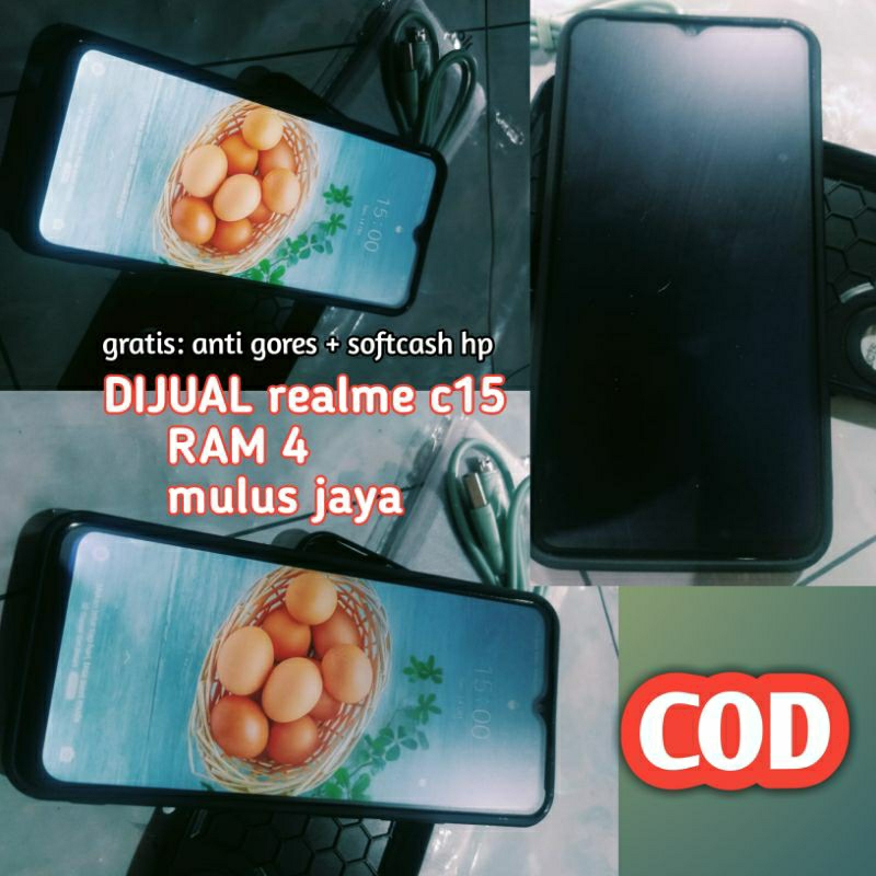 HP REALME RAM 4 SECOND RASA BARU , hp realme