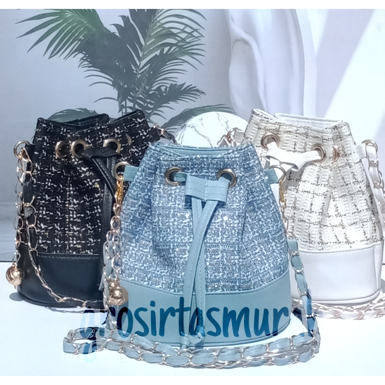 Tas Selempang wanita Serut Clara | Tas Serut Clara | Tas Wanita kekinian | Tas Serut muat HP| Tas Ko