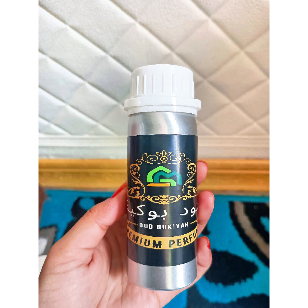 Bibit Parfum Parfumes Minyak Wangi Oud Bukiyah Buqiyah Kemasan Kaleng Segel 100ml