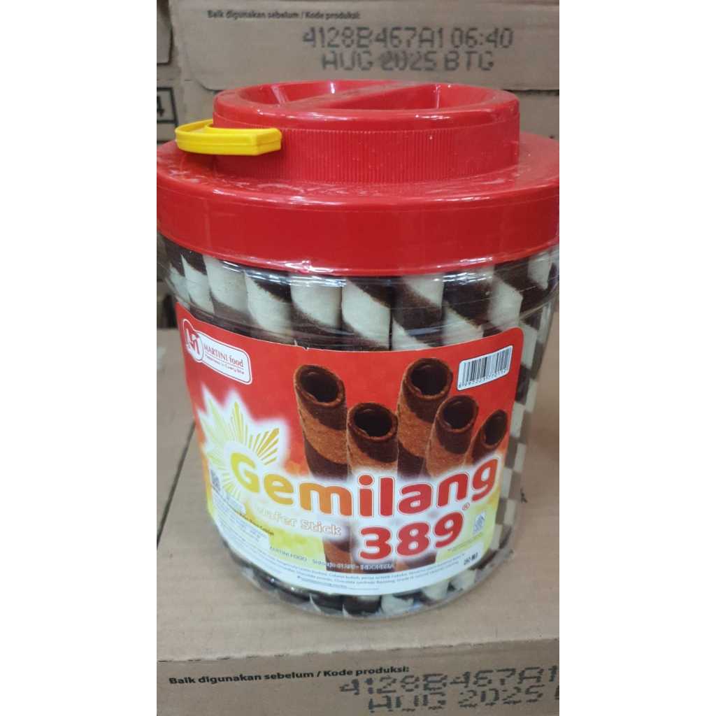 

Martini Wafer Stick Gemilang 350 gr Barcode 8997223770112 FREE BUBBLE