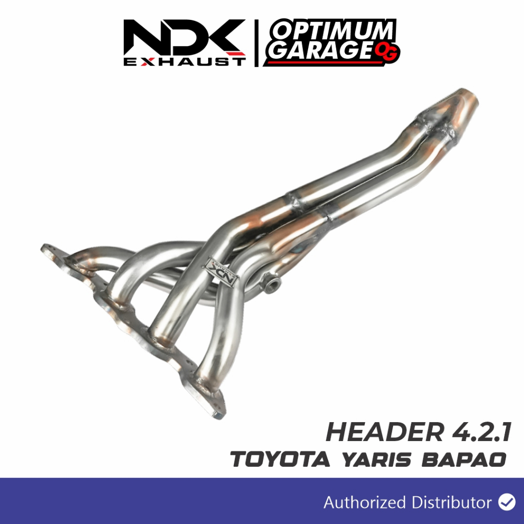 KNALPOT  MOBIL NDK EXHAUST BAGIAN HEADER KONFIGURASI 4.2.1 MOBIL TOYOTA YARIS
