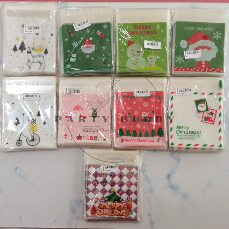 

Plastik Cookies Christmas 10x10 / plastik cookies natal