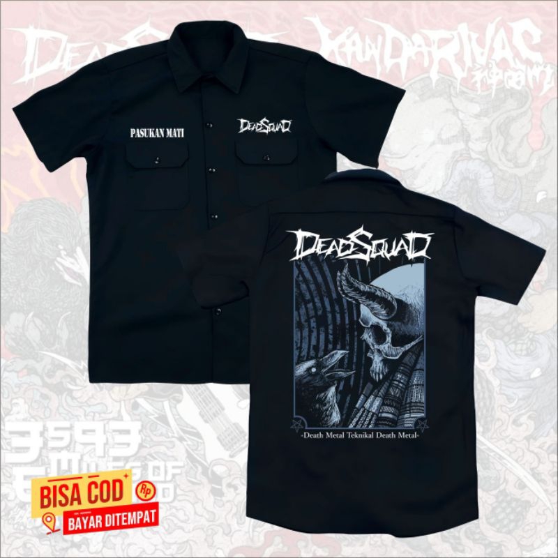WORKSHIRT DEADSQUAD METAL INDONESIA BEST SELLER